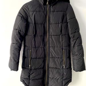 Gray-black long puffer